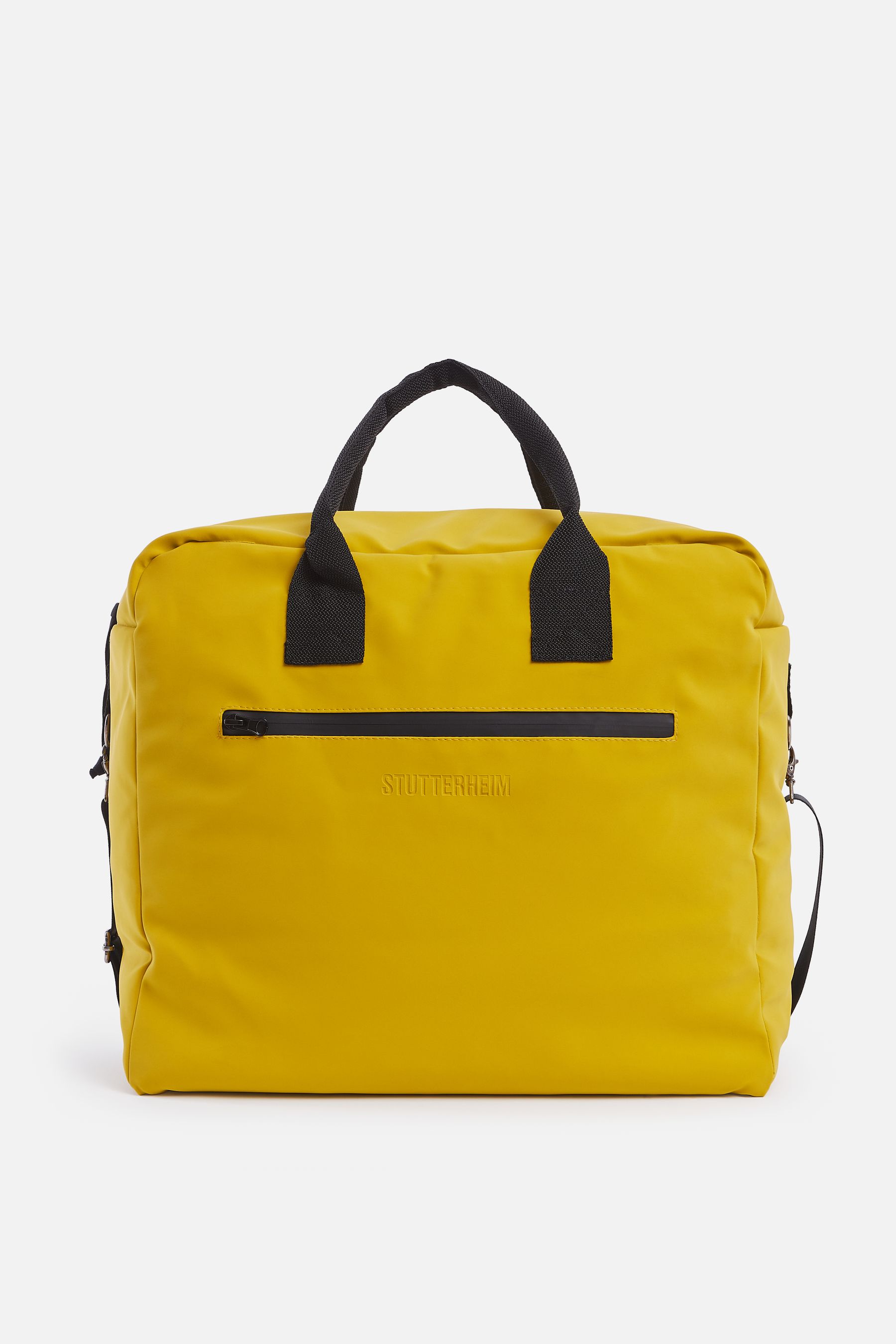 stutterheim svea box bag matte gold accessories bags weekend-bags