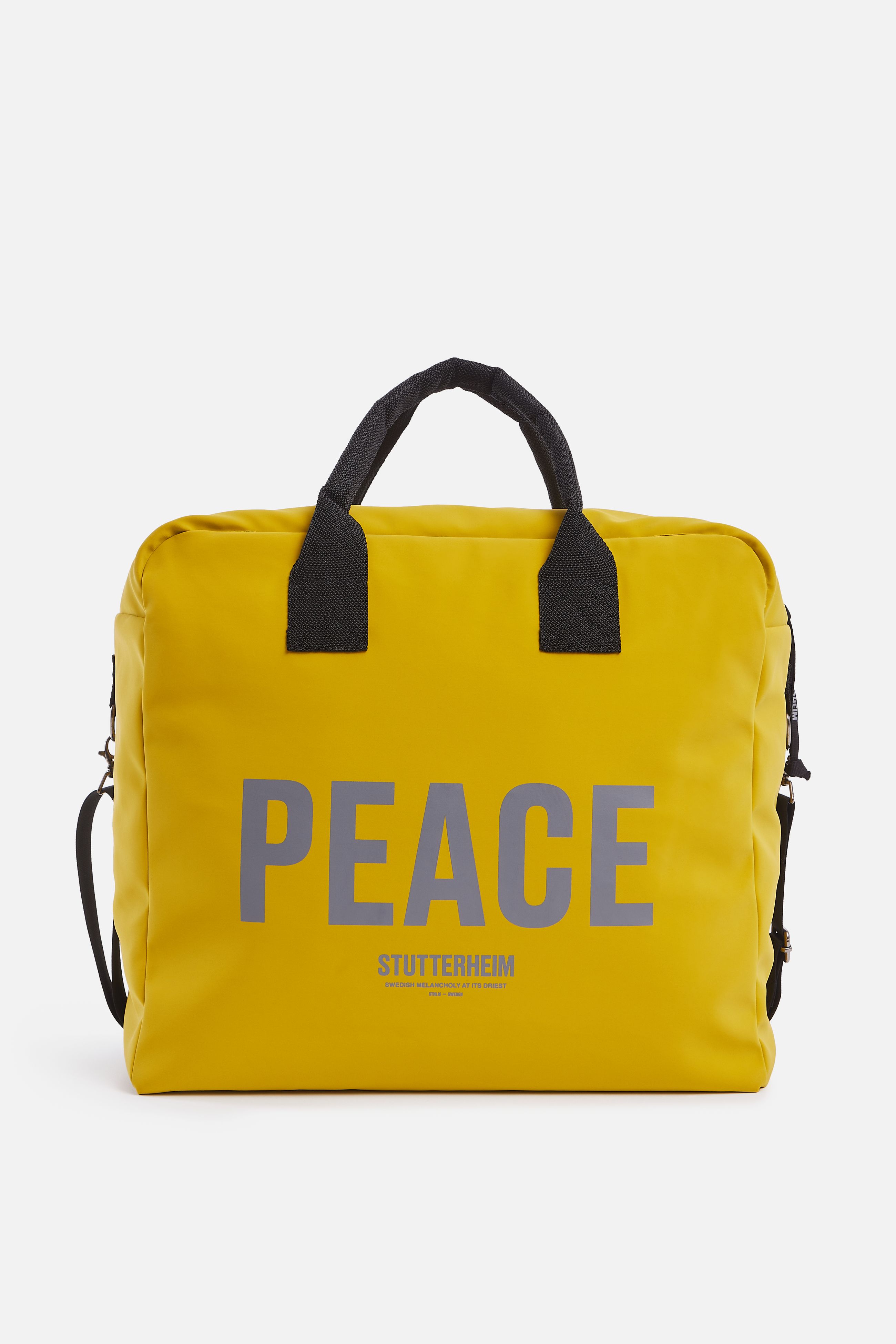 stutterheim svea box bag matte gold accessories bags weekend-bags