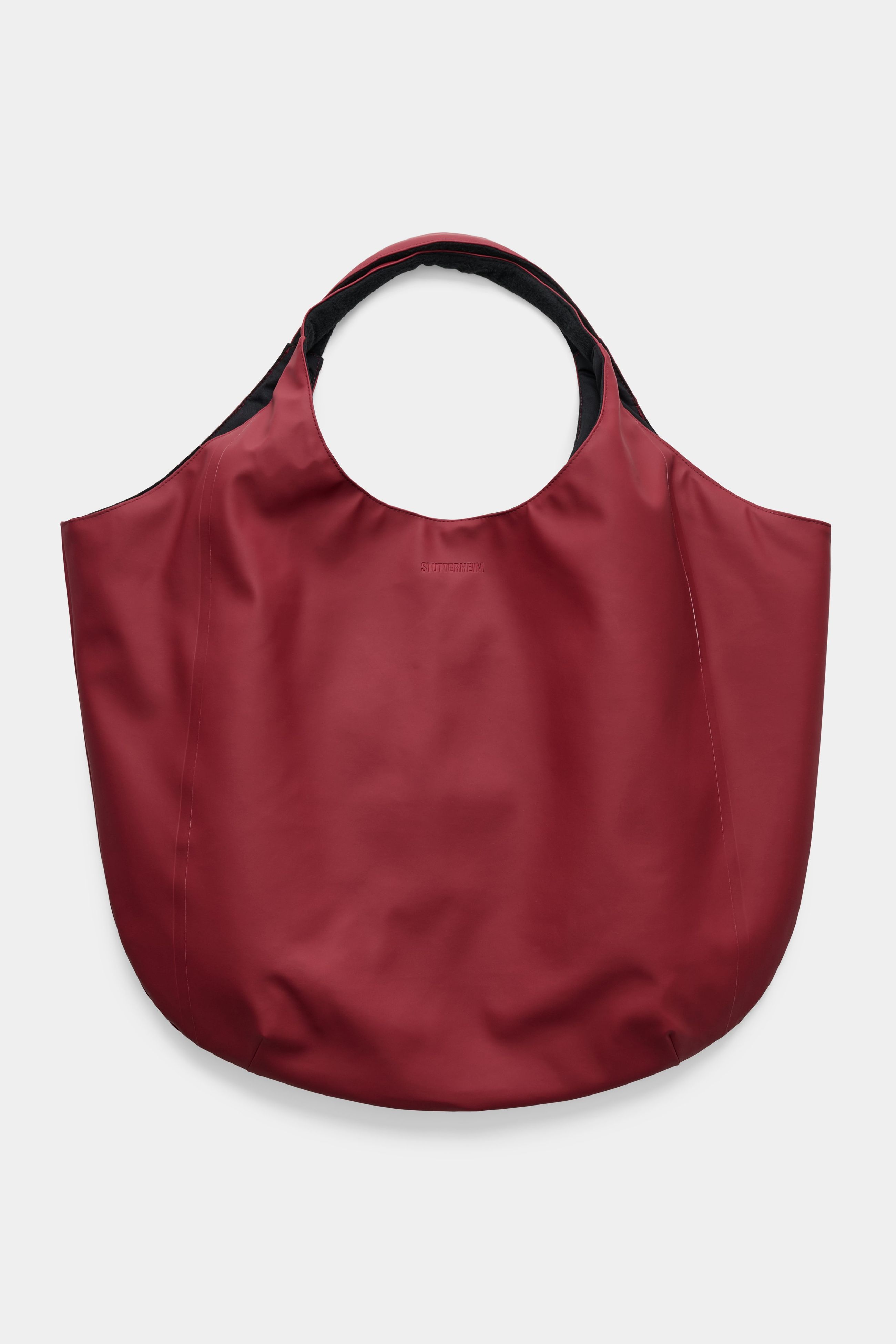 stutterheim svea puffer bag burgundy accessories bags tote-bags