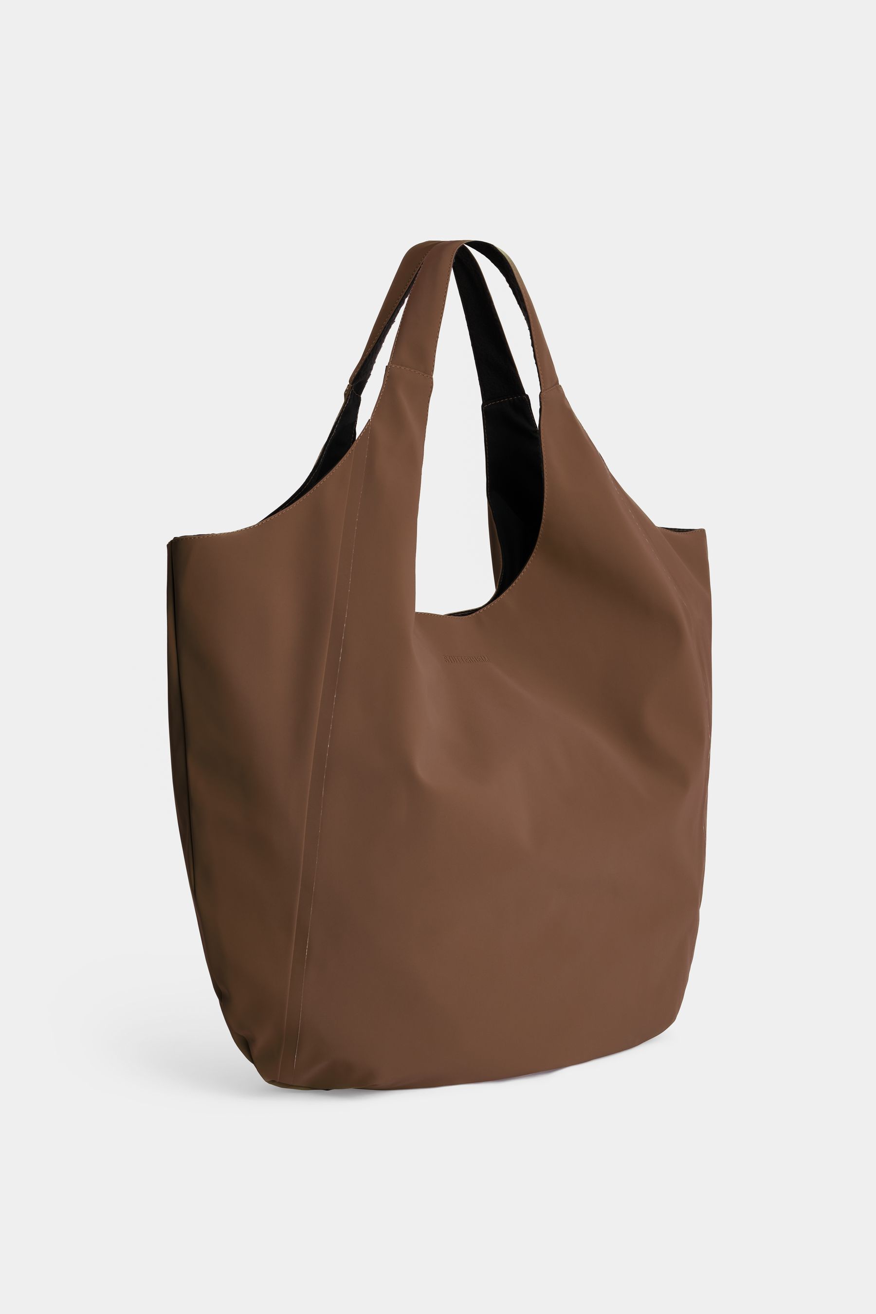 stutterheim svea puffer bag matte dark brown accessories bags tote-bags