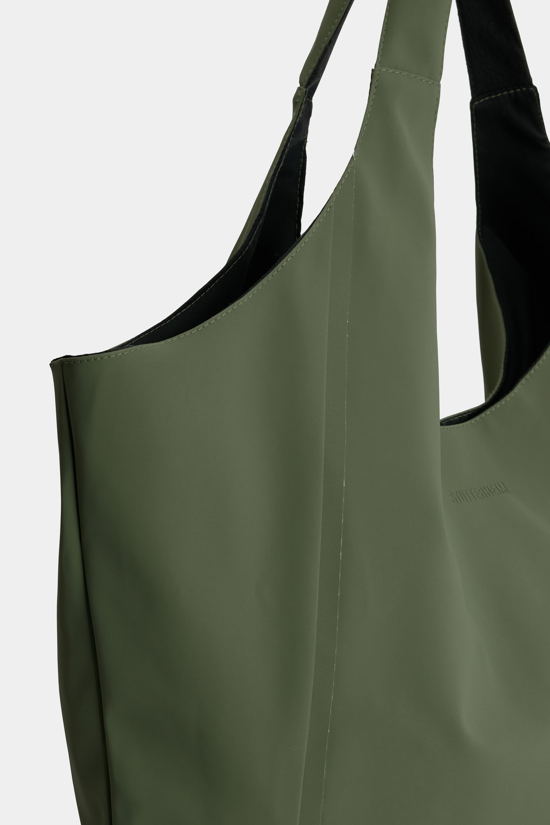 stutterheim svea puffer bag matte green accessories bags tote-bags