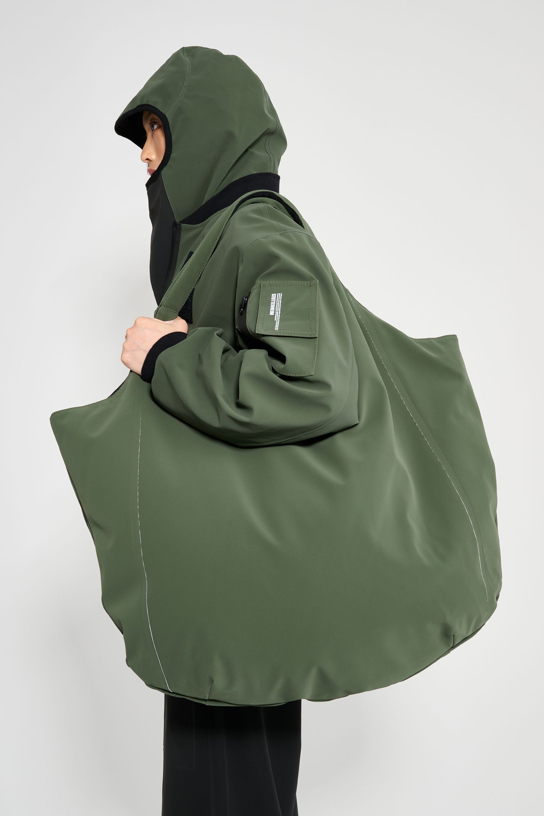 stutterheim svea puffer bag matte green accessories bags tote-bags