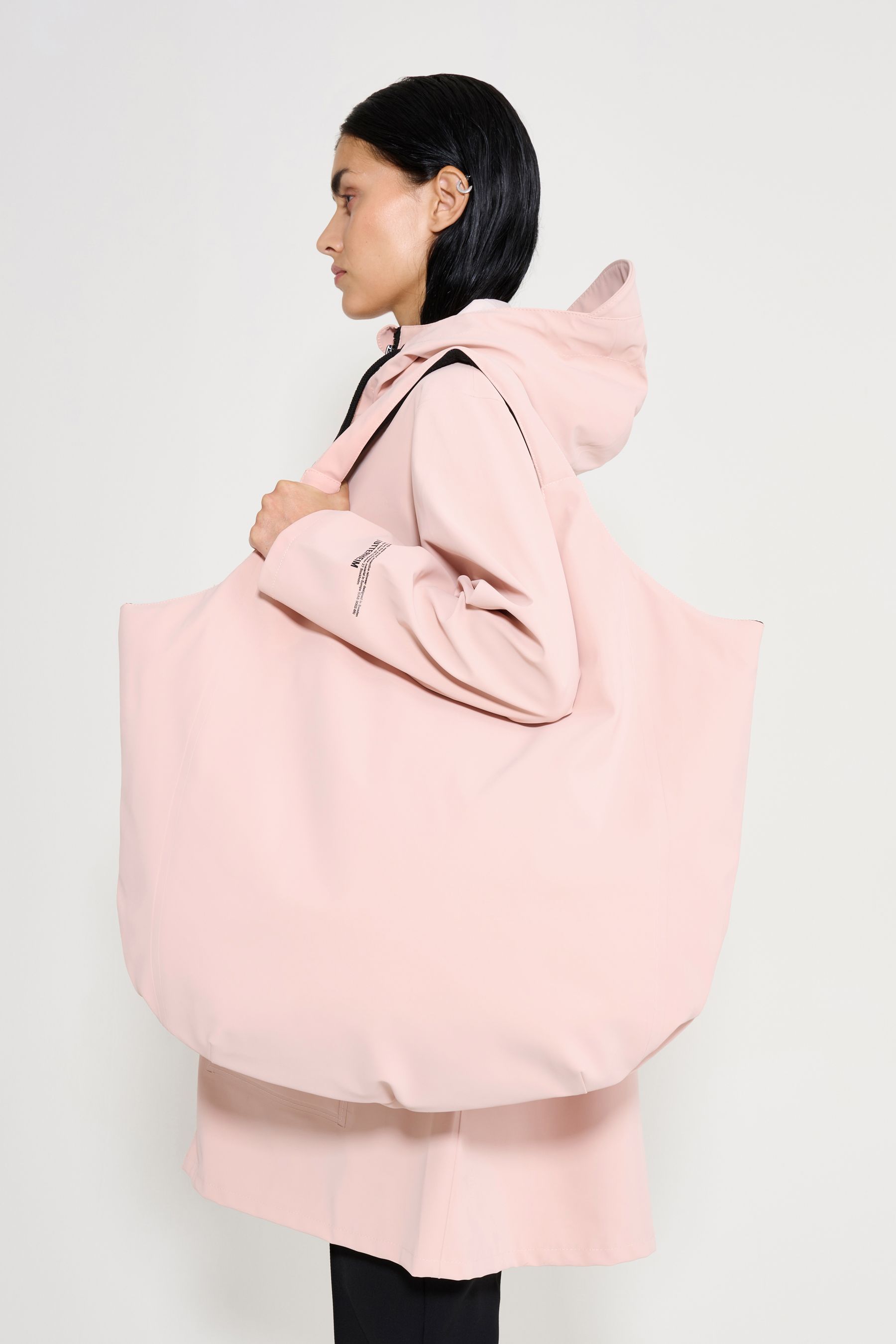 stutterheim svea puffer bag matte pale pink accessories bags tote-bags