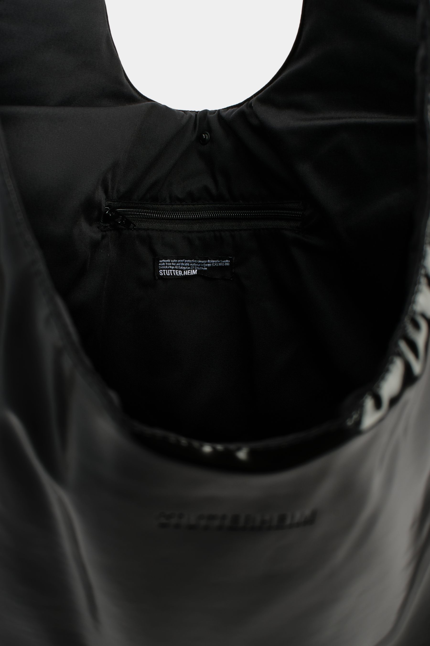 stutterheim svea puffer bag opal black accessories bags tote-bags