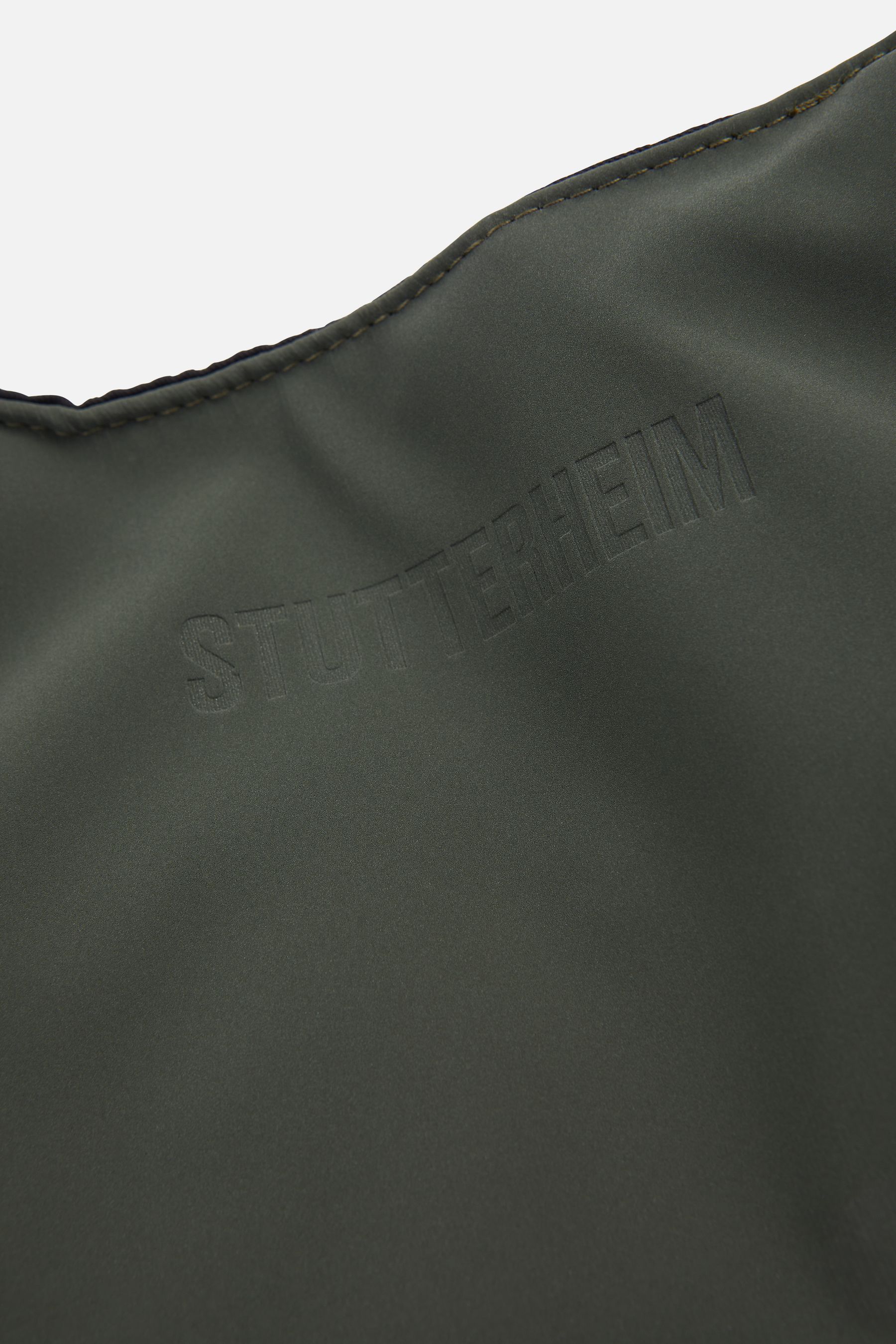 stutterheim svea puffer bag matte dark green accessories bags tote-bags