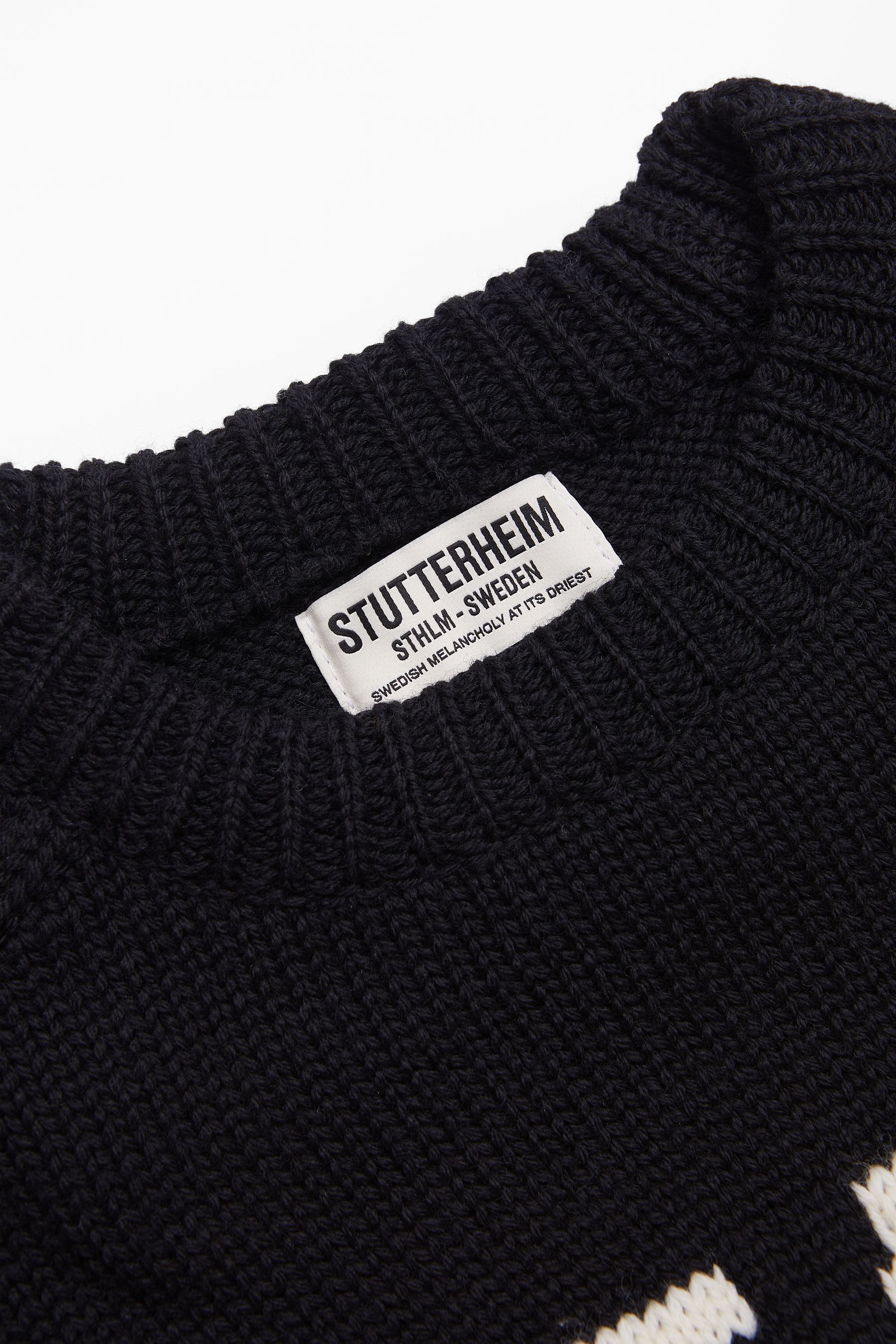 stutterheim talk sweater black women knitwear