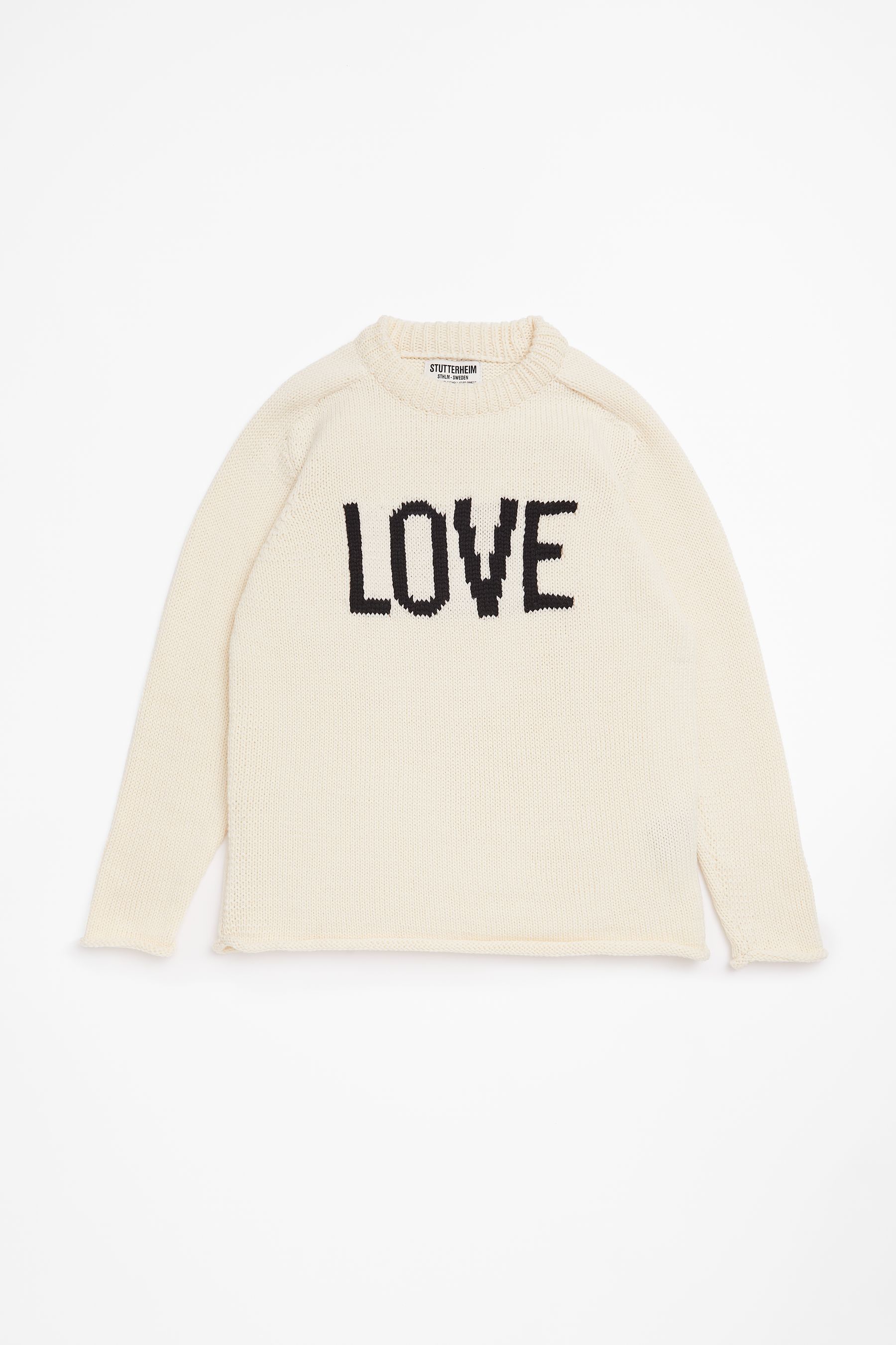 stutterheim talk sweater off-white women knitwear