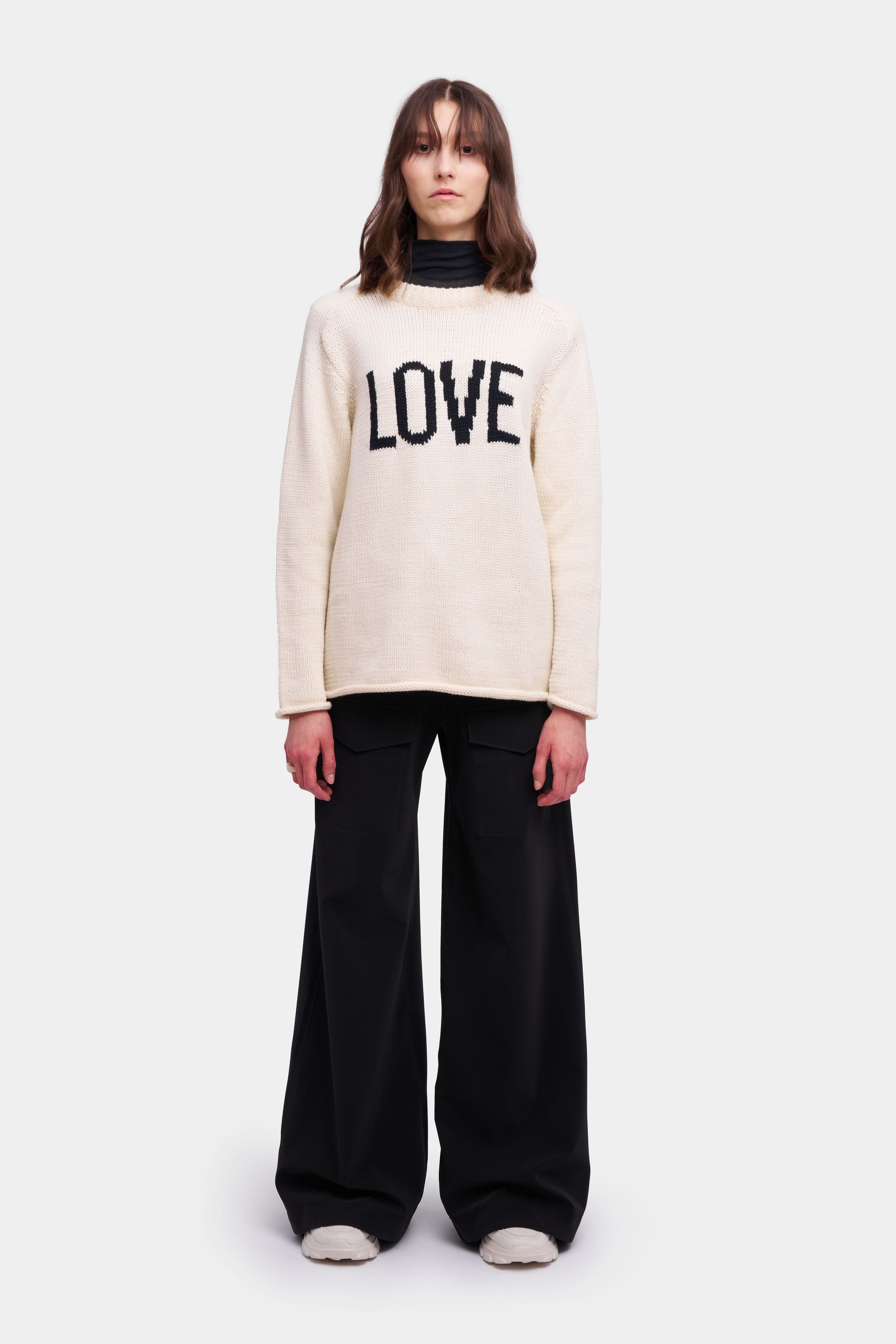stutterheim talk sweater off-white women knitwear
