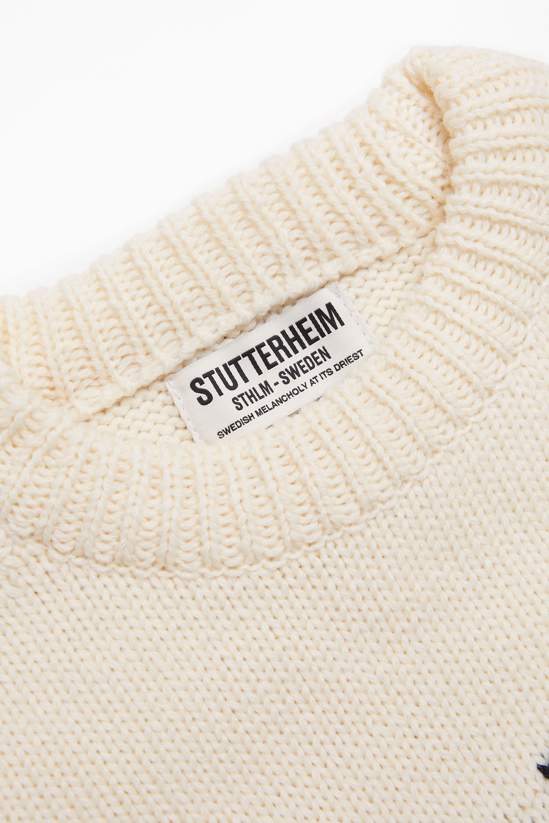 stutterheim talk sweater off-white women knitwear