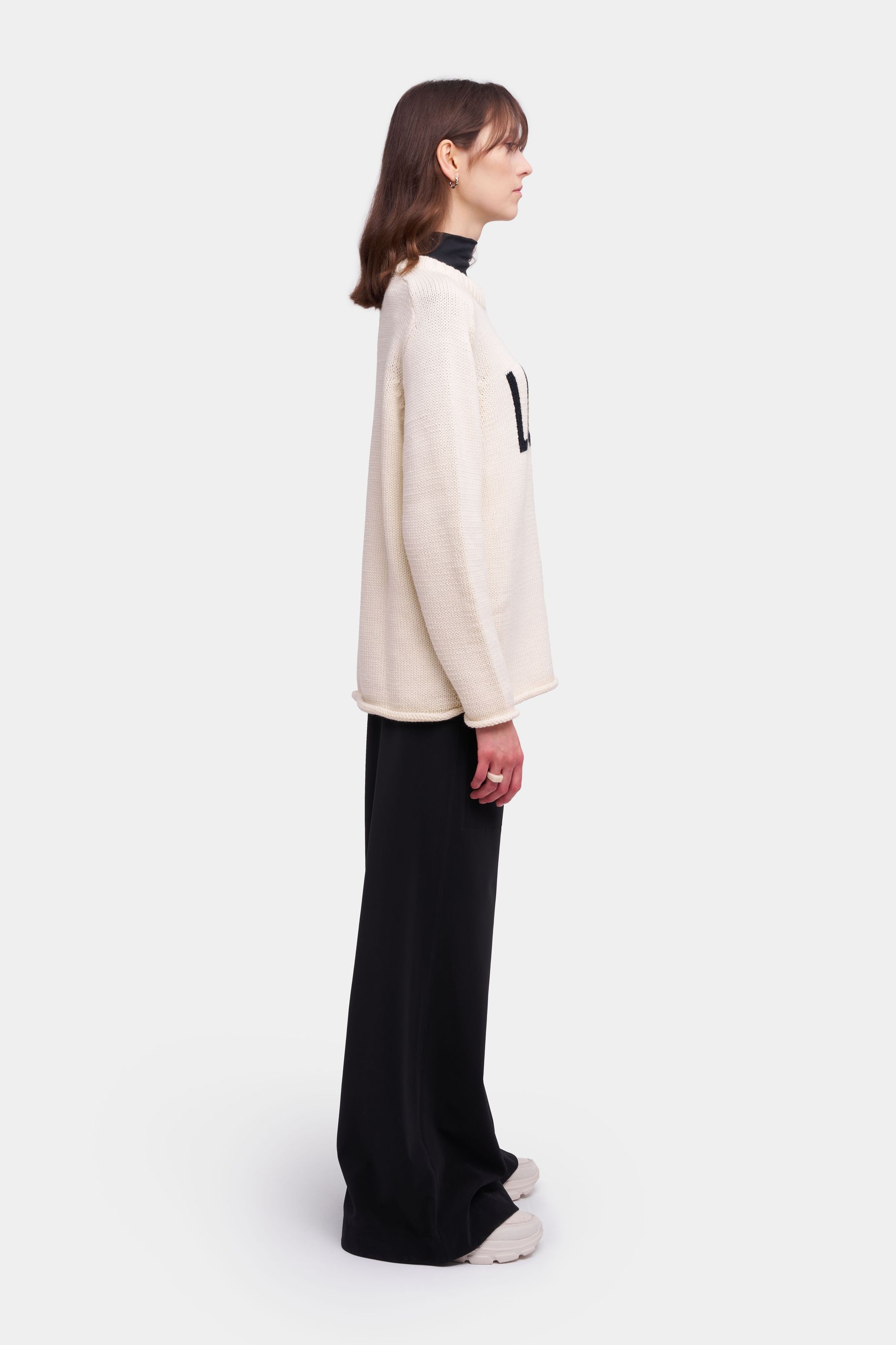 stutterheim talk sweater off-white women knitwear