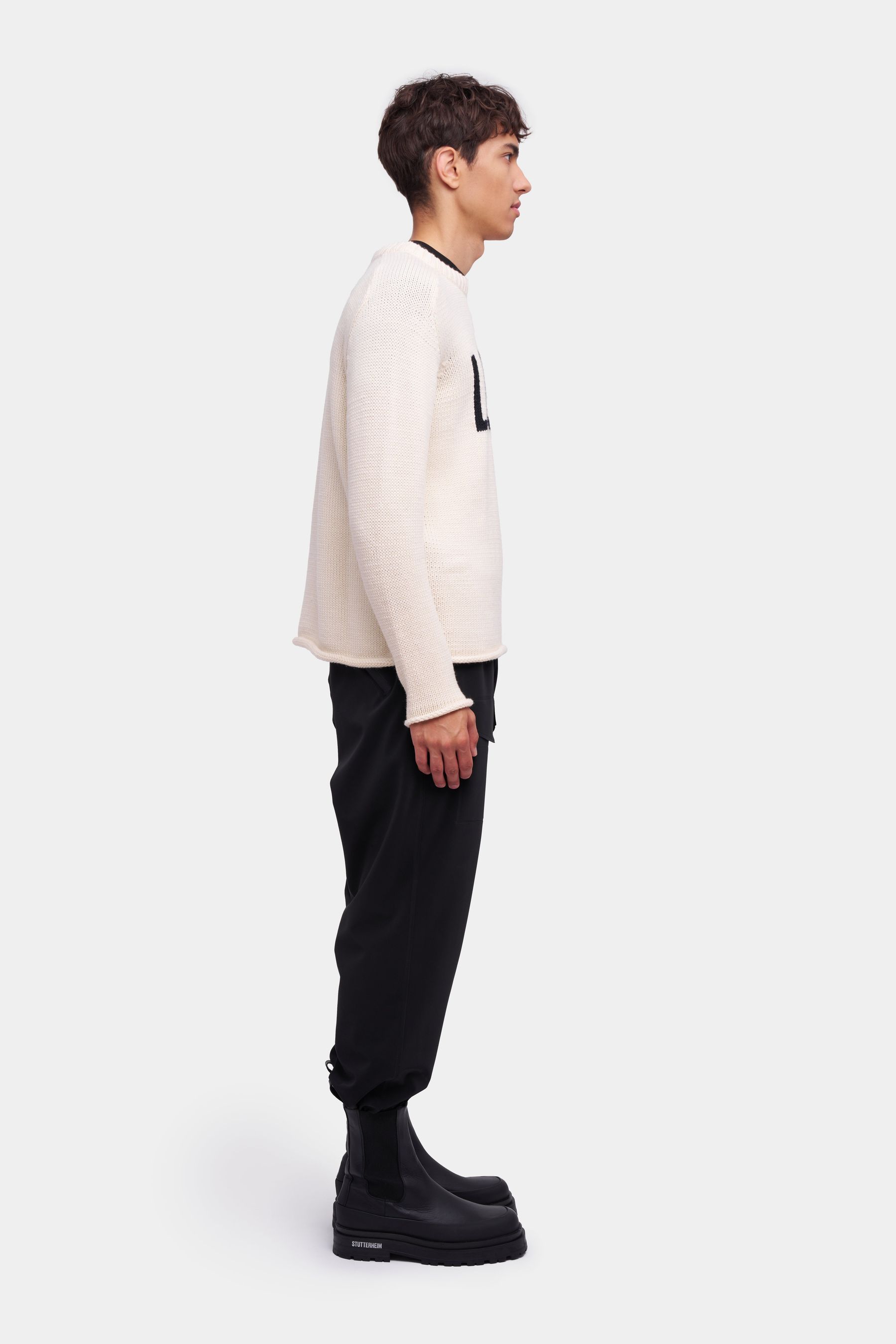 stutterheim talk sweater off-white women knitwear