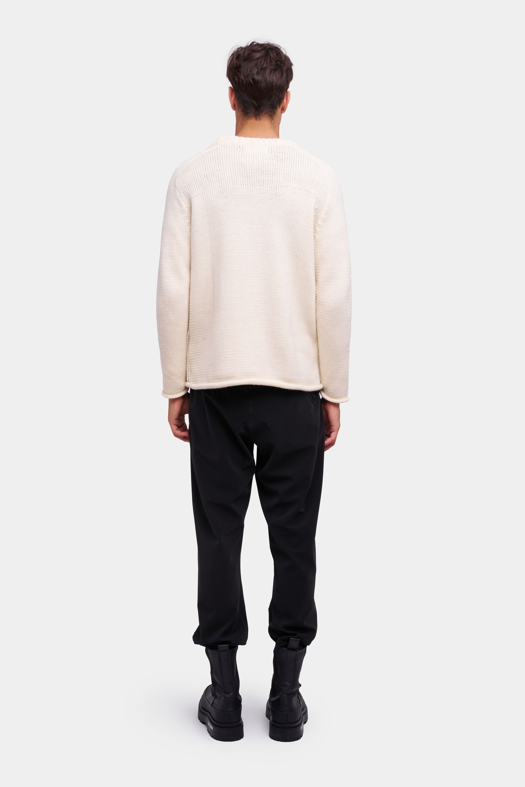 stutterheim talk sweater off-white men knitwear