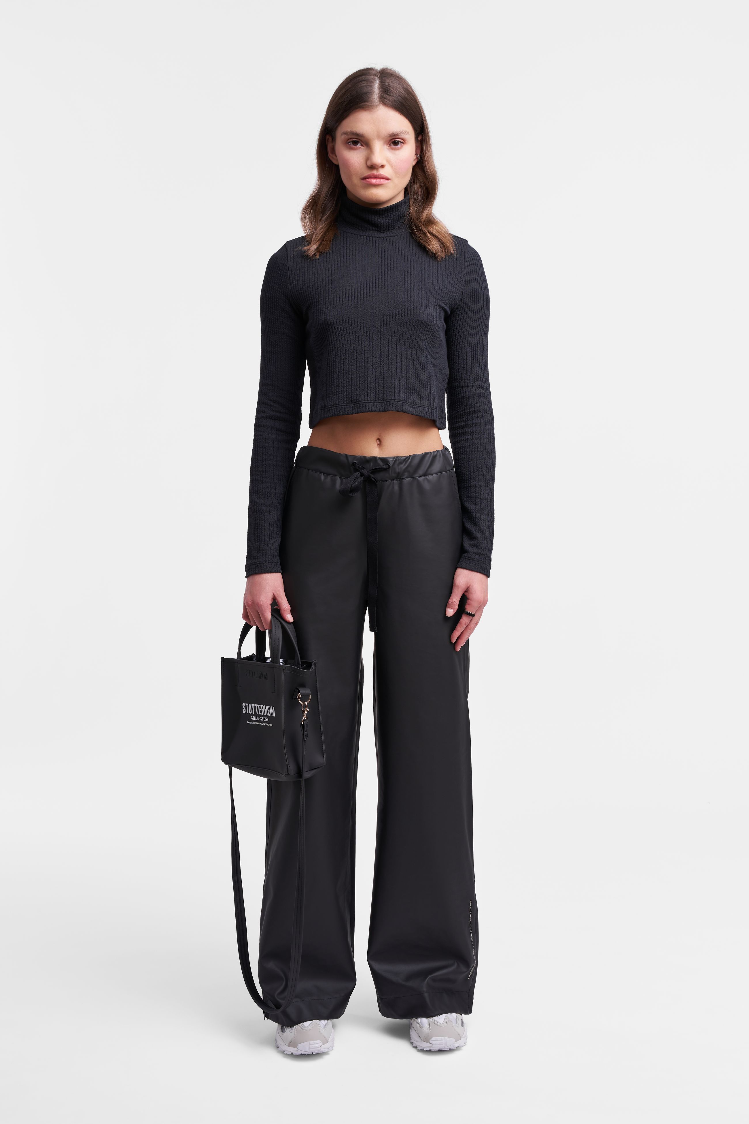 stutterheim vasa lightweight trousers black women bottoms