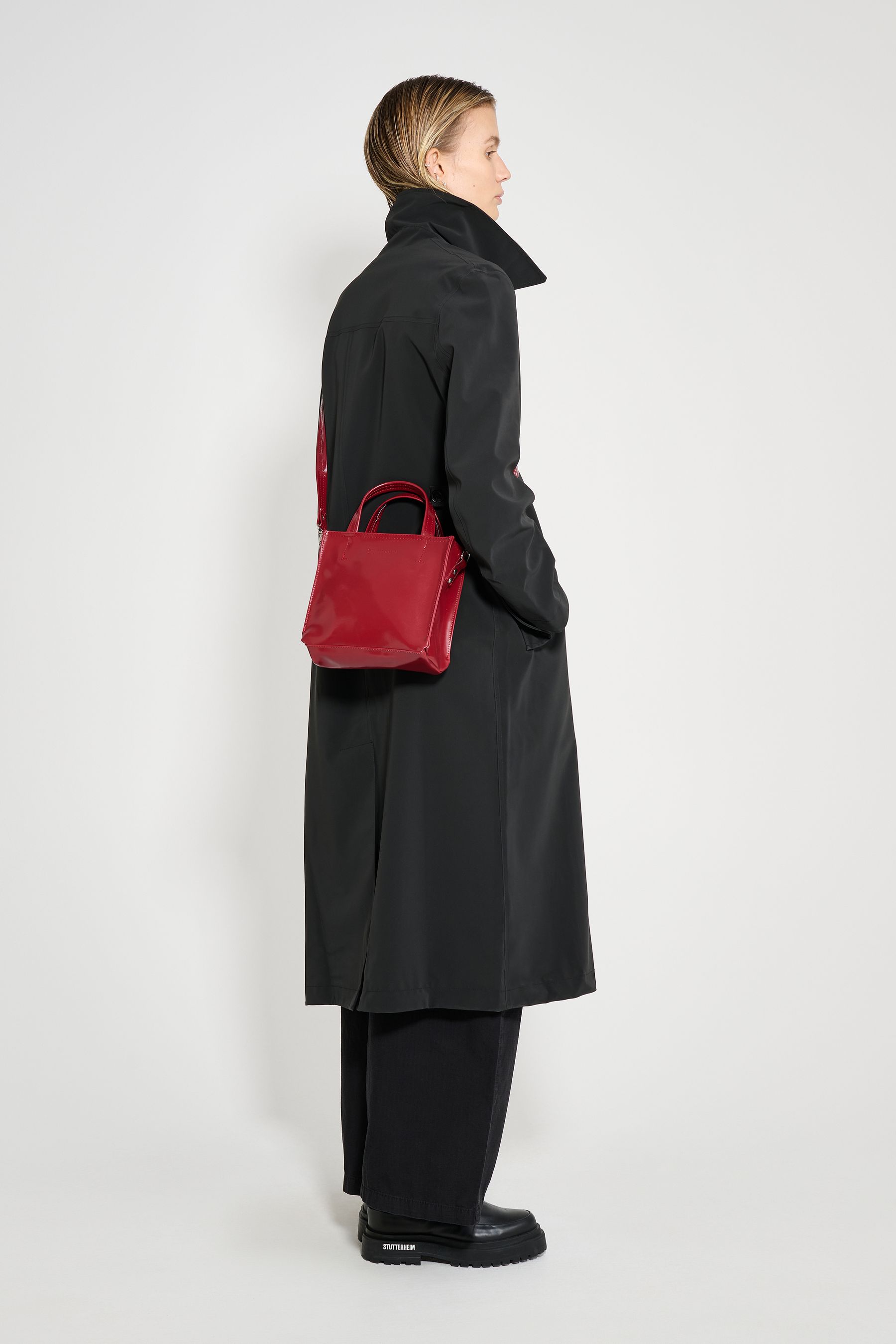 stutterheim wayfair trench coat black women jackets trench-coats