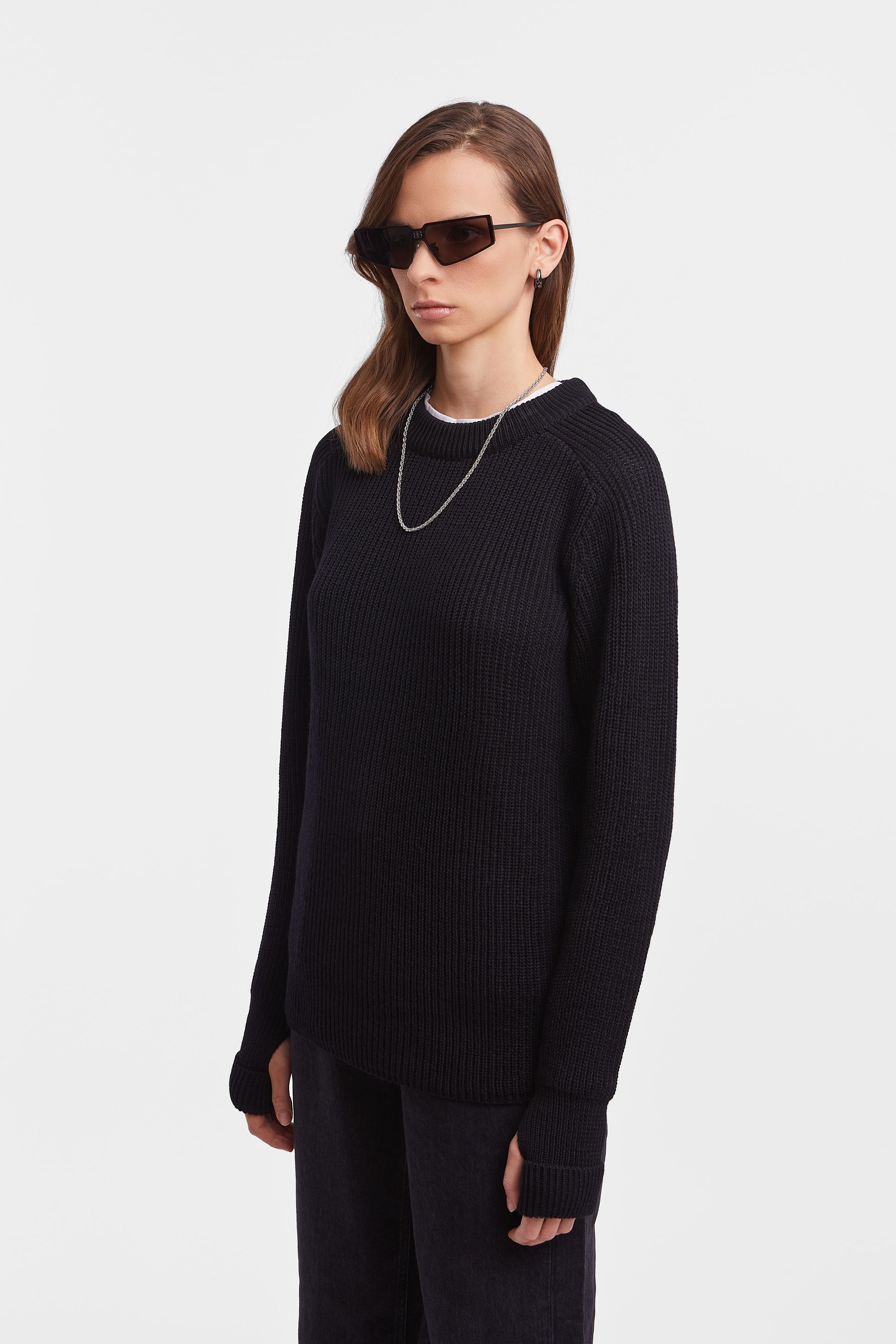 stutterheim original sweater black women knitwear