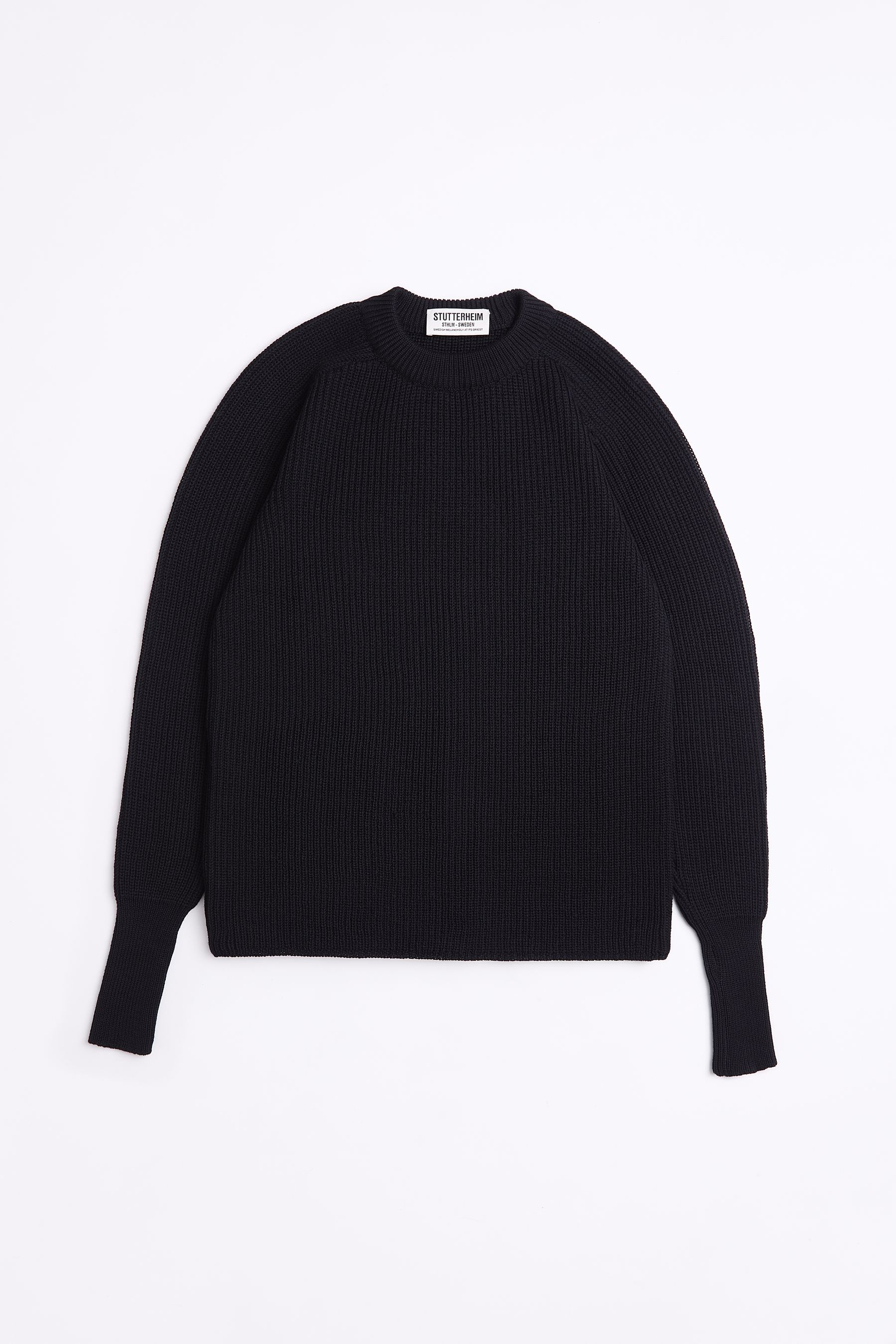 stutterheim original sweater black women knitwear