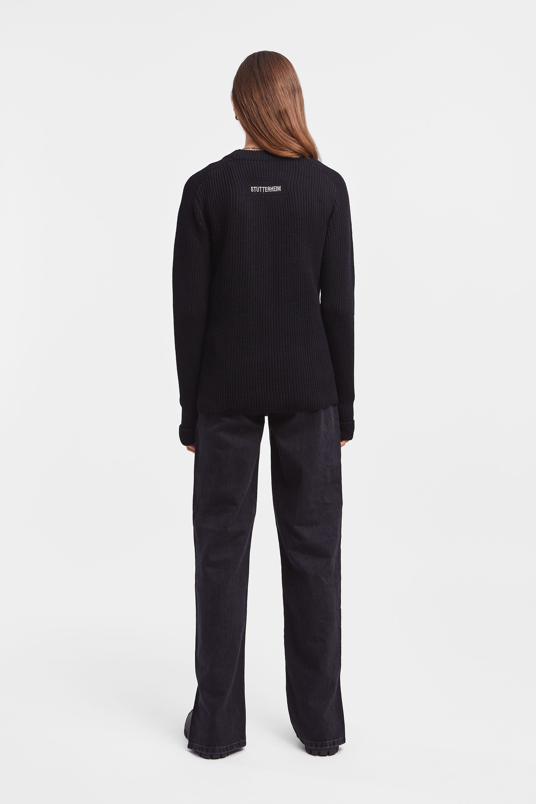 stutterheim original sweater black women knitwear