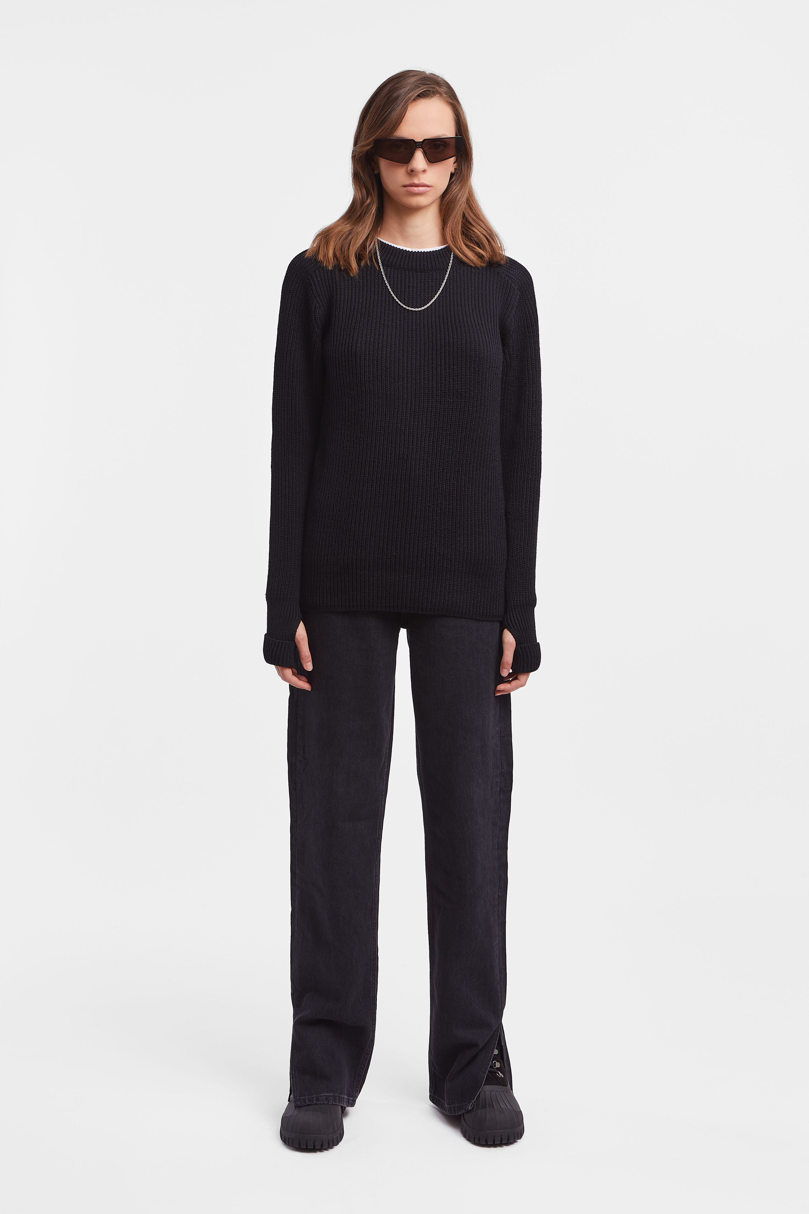 stutterheim original sweater black women knitwear