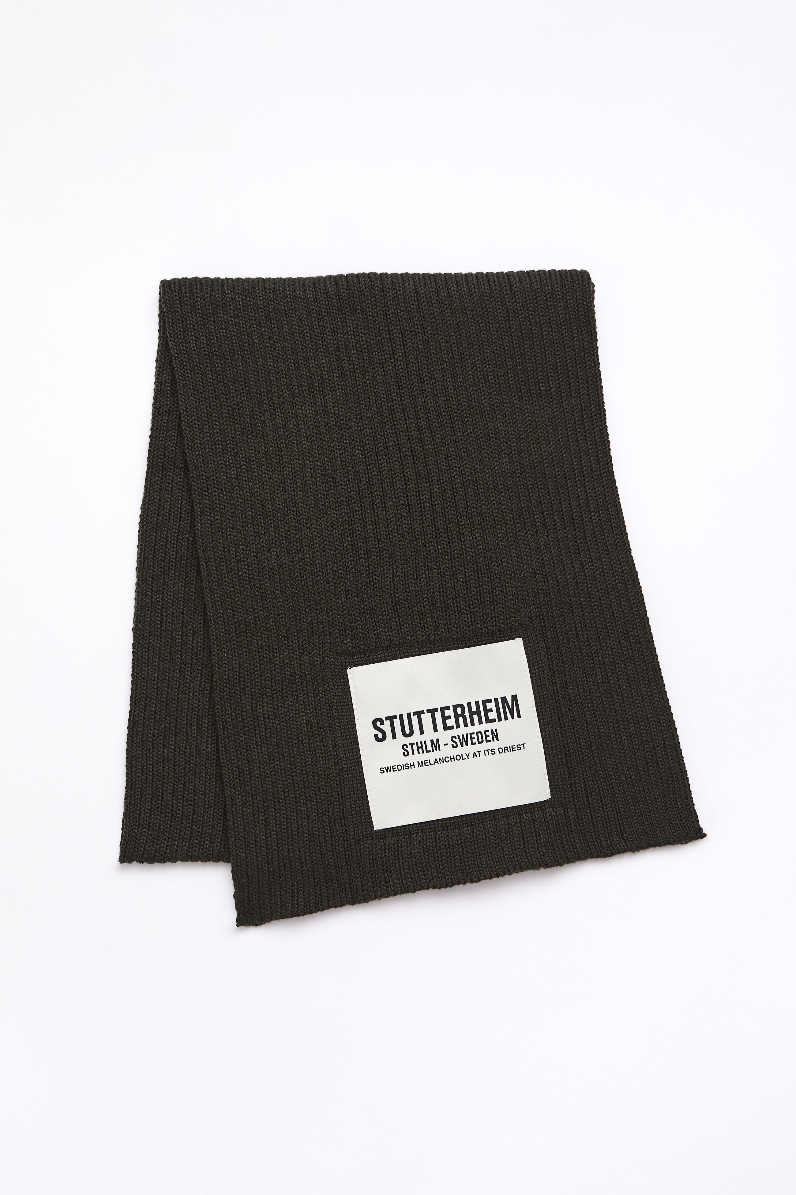 stutterheim wrap scarf green accessories hats-and-scarves scarves